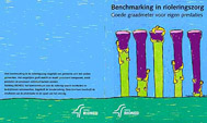 Benchmarking, ontwerp illustraties voor de benchmarkfolder van Stichting Rioned
