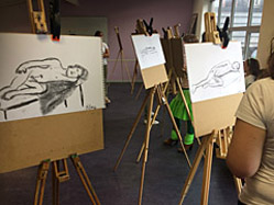 Workshop naaktmodel tekenen in Antwerpen, België