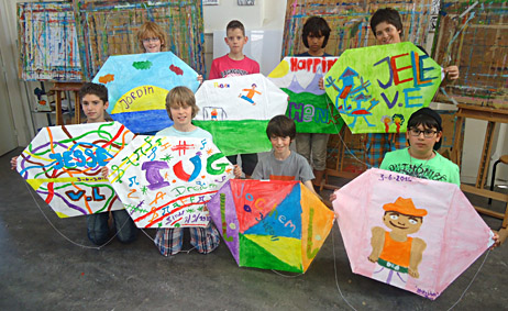 Kinderfeestje vliegers schilderen en knutselen, je vieren vliegeren in of Tilburg