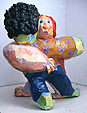 sculpture polyester dance couple man women