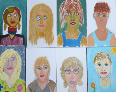 Workshop portret schilderen met vriendinnen in Arnhem